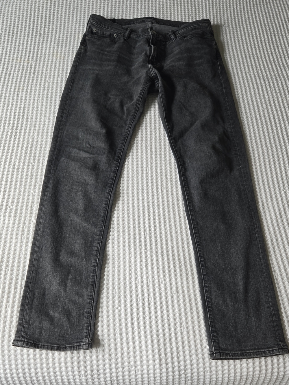 Abercrombie & Fitch Men’s Rustin Athletic Slim Jeans 32x34 Black